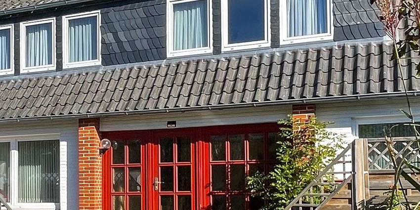 Eingangsbereich und Terrasse des Haus Passat